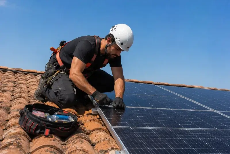 Maintenance et monitoring de panneaux solaires à la Tronche