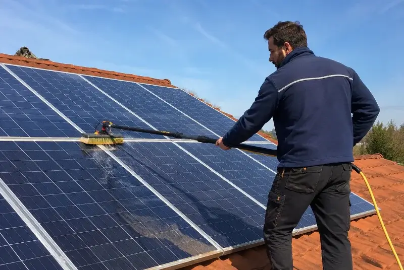 Nettoyage et entretien de panneaux solaires à la Tronche